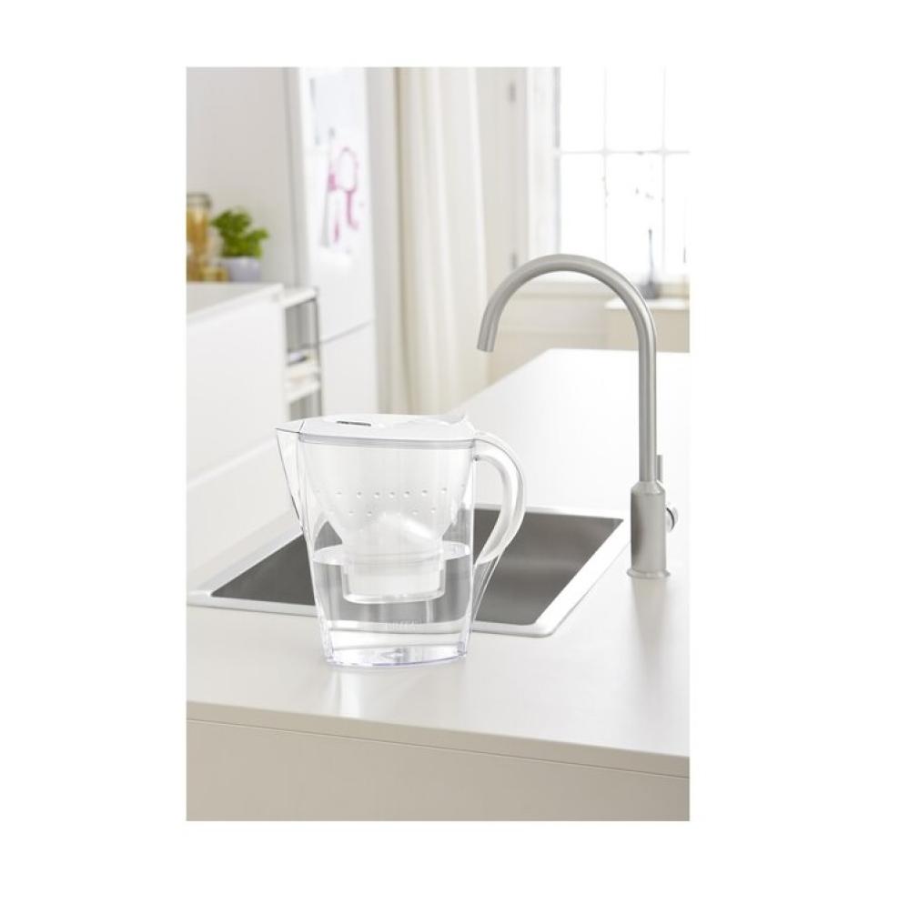 MARELLA ŪDENS FILTRKRŪZE 3.5L, AR 3 KĀRTRIDŽIEM, BALTĀ KRĀSĀ, BRITA