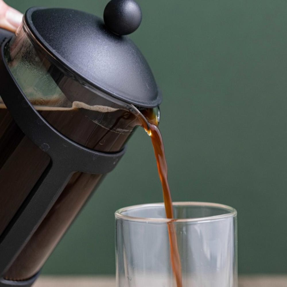 LA CAFFETIERE KAFIJAS PRESE 1L, 8 TASES, MELNA, PLASTMASA, La Cafetiere