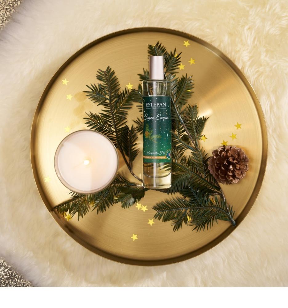 CHRISTMAS EDITION2024 EXQUISITE FIR IZSMIDZINĀMS AROMATIZATORS TELPĀM 75ML, ESTEBAN