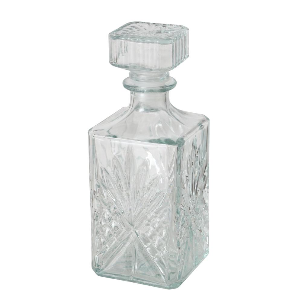 KARAFE VISKIJAM 950ML, AR KORĶI, KVADRĀTA FORMA, STIKLS, Boltze