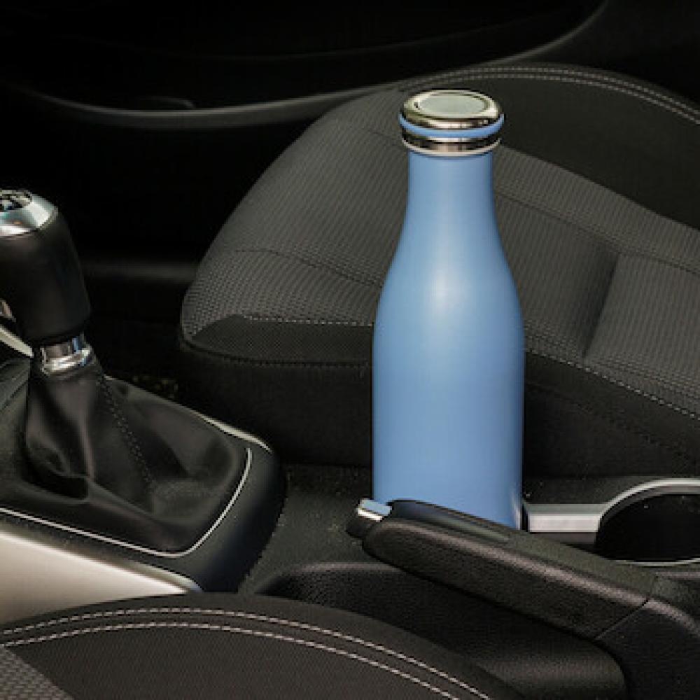 INSULATED BOTTLE STAINLESS STEEL 0,75L PEARL BLUE, Lurch