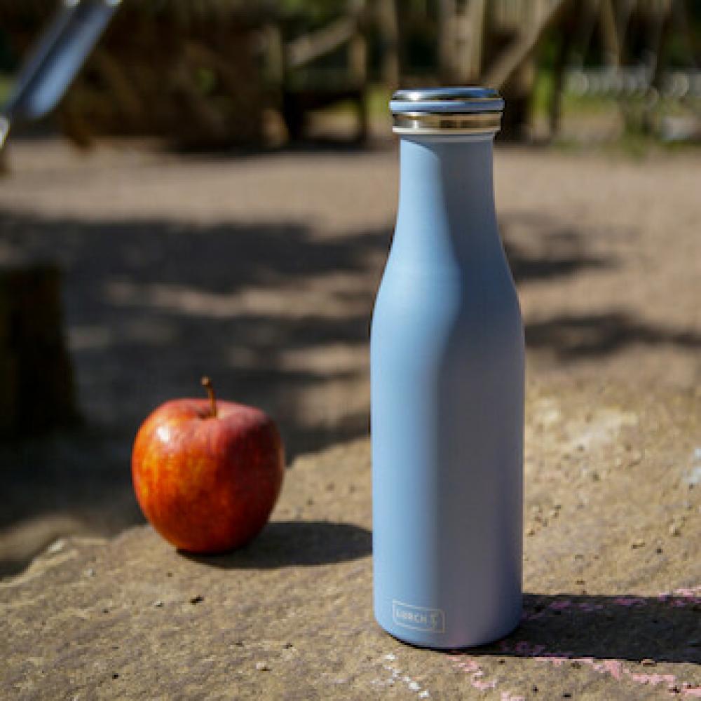 INSULATED BOTTLE STAINLESS STEEL 0,5L PEARL BLUE, Lurch