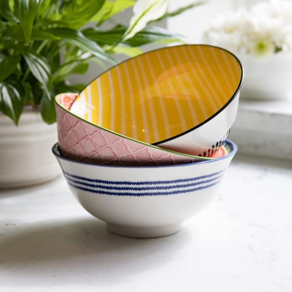 KITCHENCRAFT MOROCCAN STYLE BOWL 15.7CM, CERAMIC, Kitchen Craft