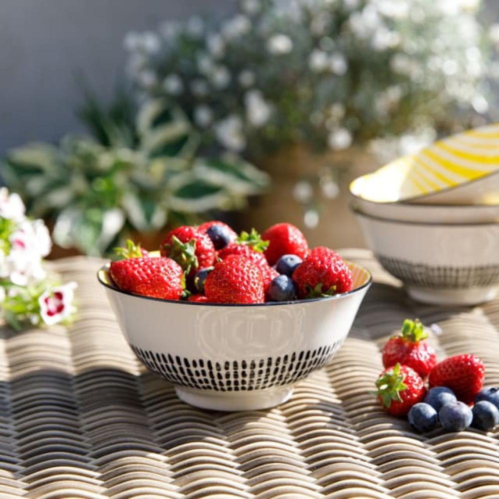 KITCHENCRAFT MOROCCAN STYLE BOWL 15.7CM, CERAMIC, Kitchen Craft