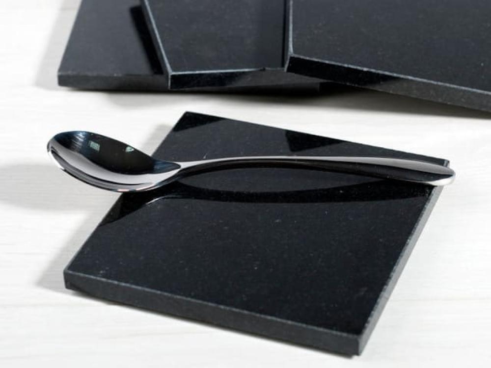 CREATIVE TOPS NATURALS GRANITE COASTERS 10x10cm, SET OF 4PCS, Creative Tops