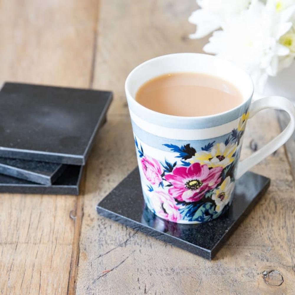 CREATIVE TOPS NATURALS GRANITE COASTERS 10x10cm, SET OF 4PCS, Creative Tops