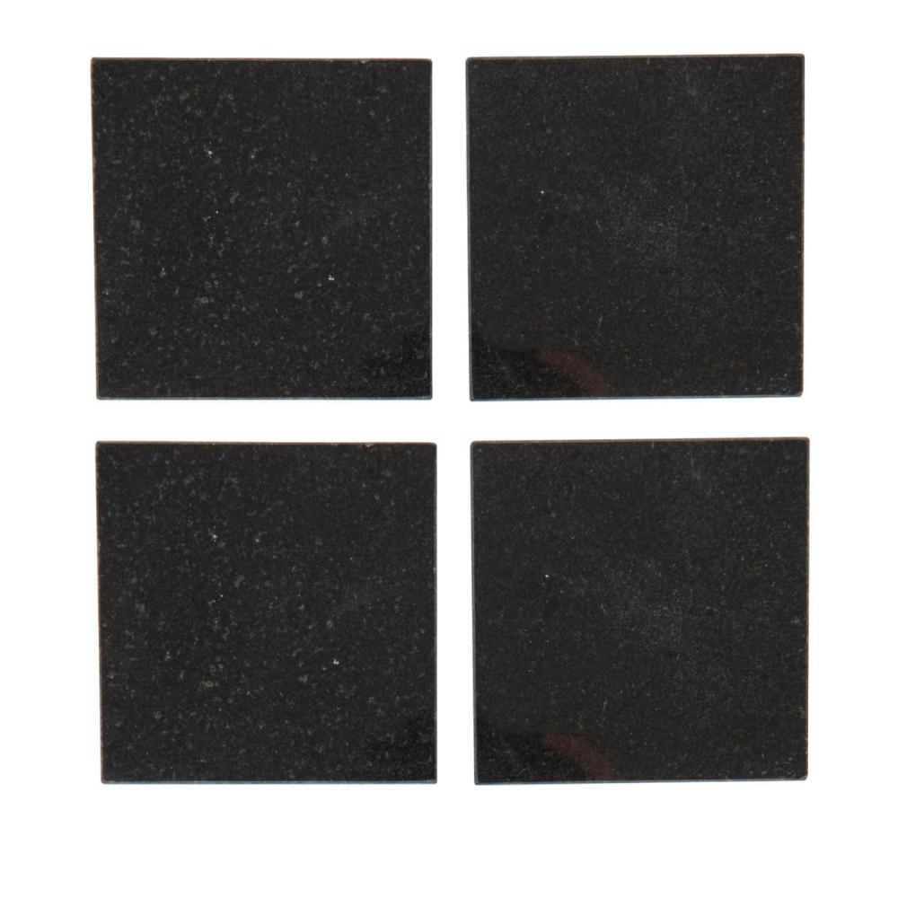 CREATIVE TOPS NATURALS GRANITE COASTERS 10x10cm, SET OF 4PCS, Creative Tops