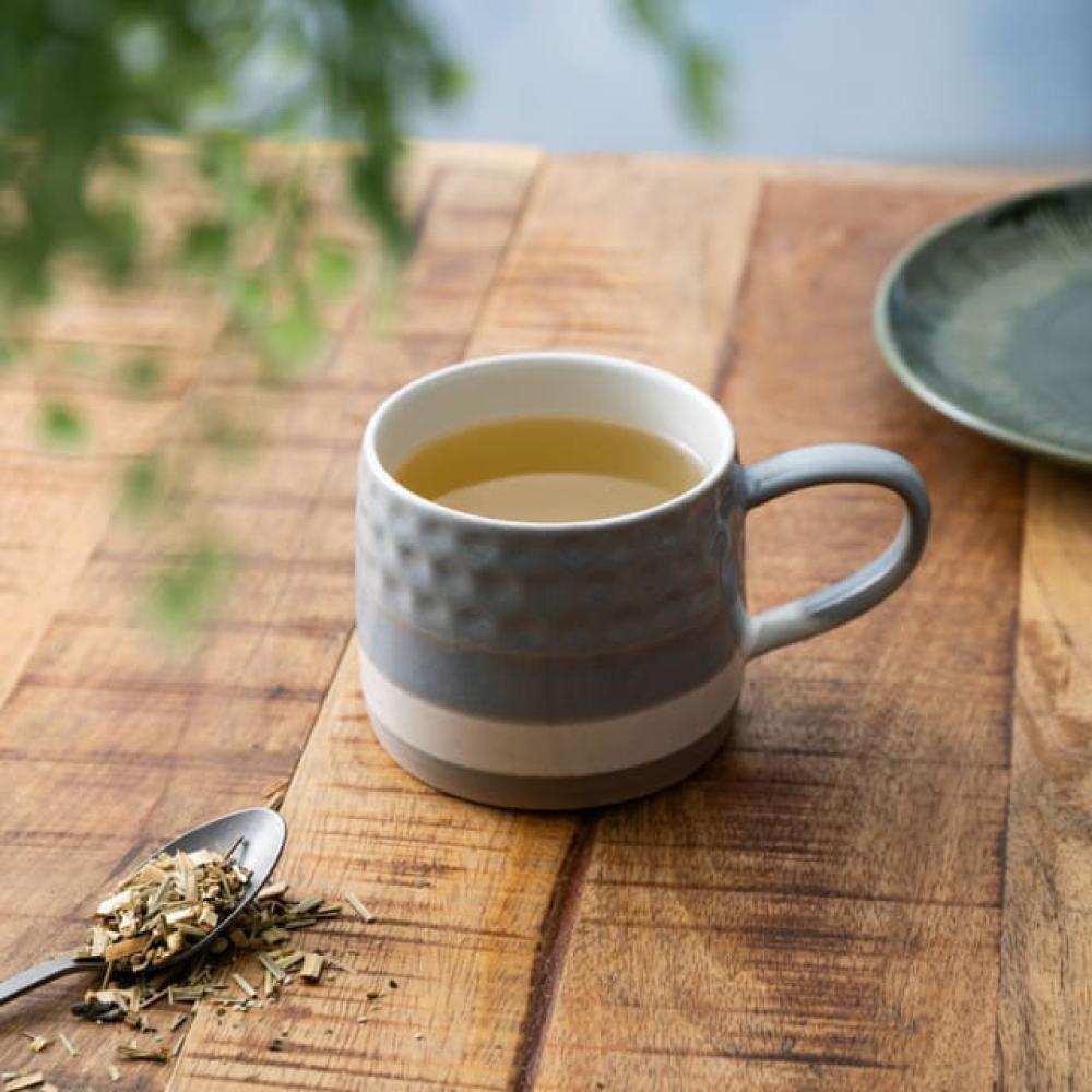 MIKASA GREY TEXTURED OMBRE MUG 320ML, CERAMIC, Mikasa