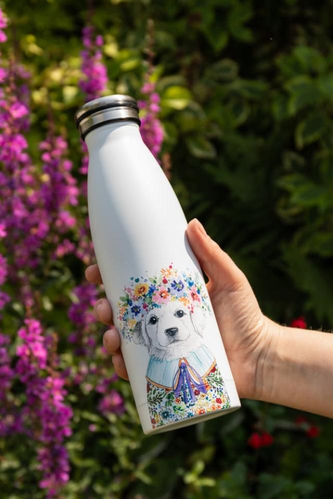 MIKASA TIPPERLEYHILL PUPPY DOUBLE WALLED BOTTLE 500ML, ST.ST., Mikasa