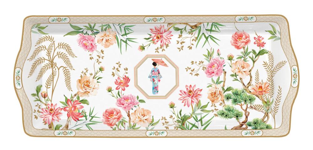 JARDINS D'ORIENT SERVĒŠANAS ŠĶĪVIS 35x15CM, PORCELĀNS, DĀVANU KASTĒ, Easy Life