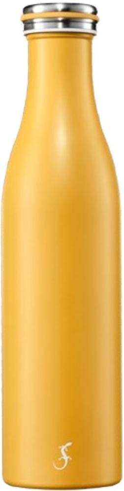 THERMO BOTTLE 750ML, MATT, BRIGHT YELLOW, ST.STEEL, Lurch