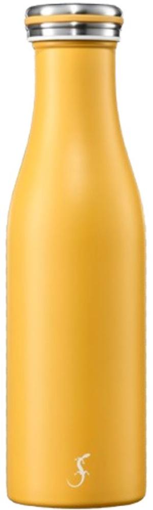 THERMO BOTTLE 500ML, MATT, BRIGHT YELLOW, ST.STEEL, Lurch