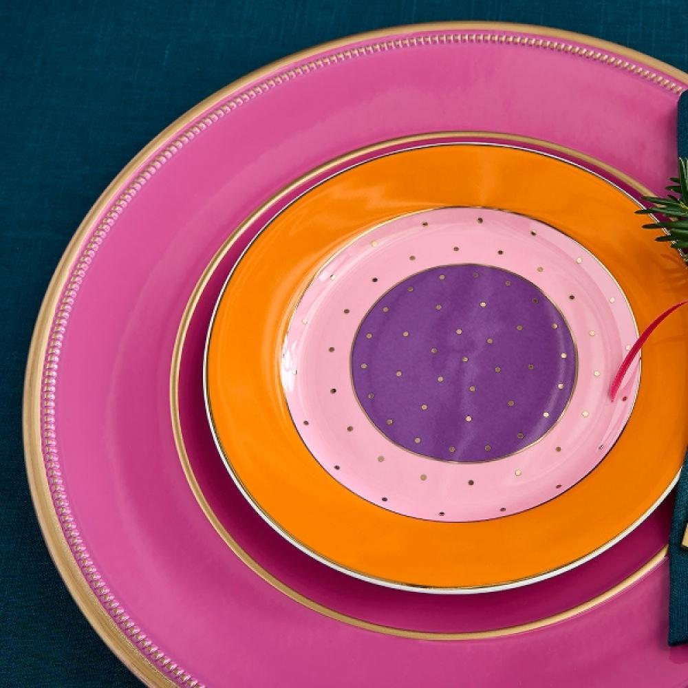 PLACEMAT D33CM, PINK, PLASTIC, Werner Voss