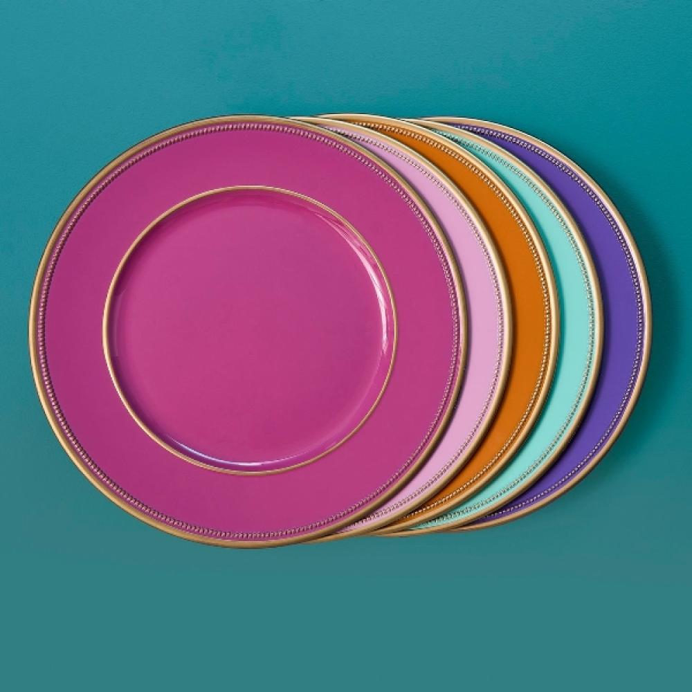 PLACEMAT D33CM, PINK, PLASTIC, Werner Voss