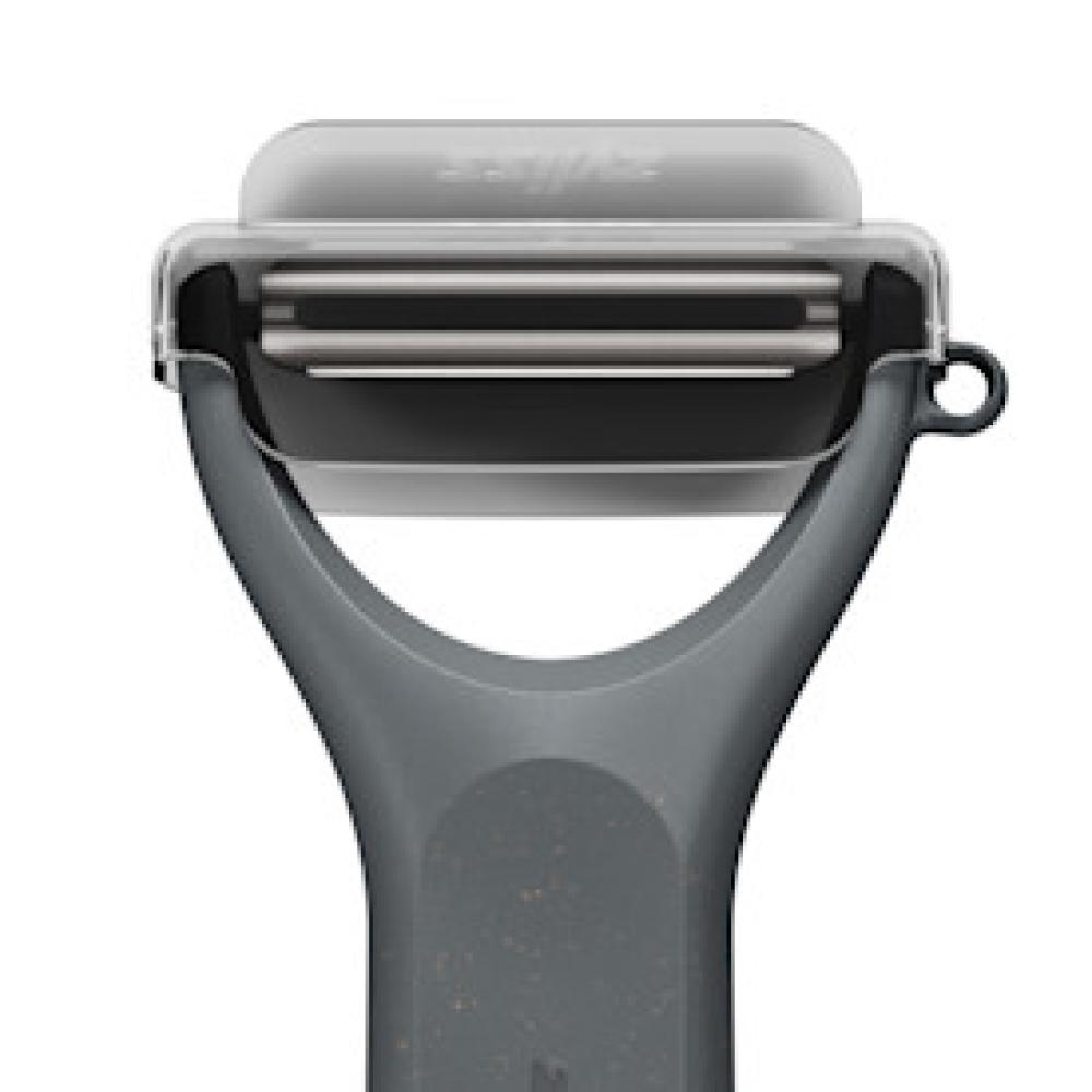 ZYLISS PEELER 14CM, Y SHAPED, WHEAT STRAW PLASTIC/STAINLESS STEEL, Zyliss
