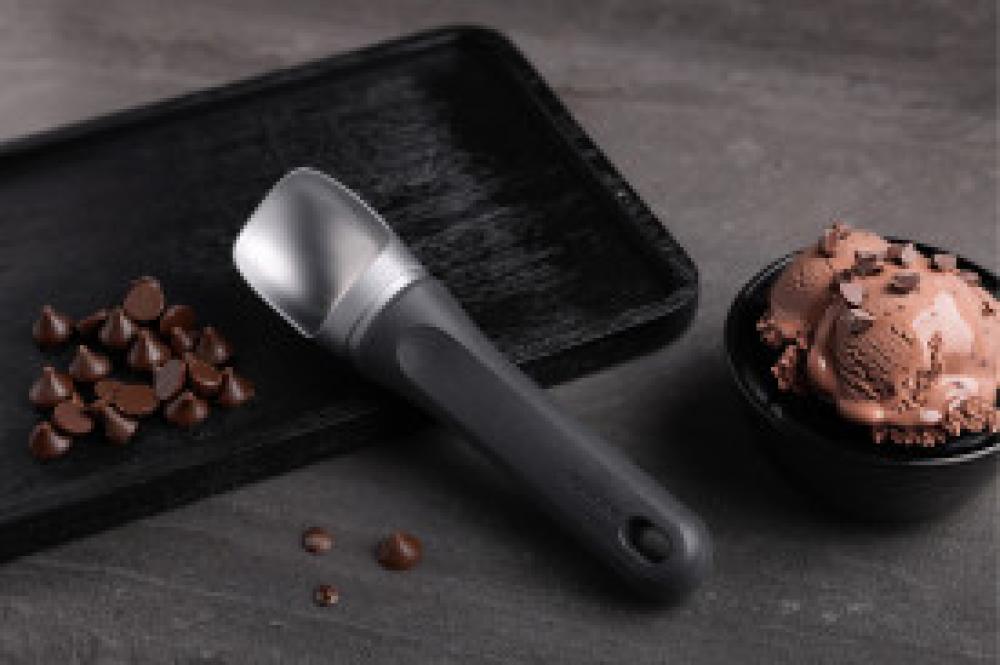 ZYLISS ICE CREAM SCOOP 20CM, WHEAT STRAW PLASTIC/STAINLESS STEEL, Zyliss