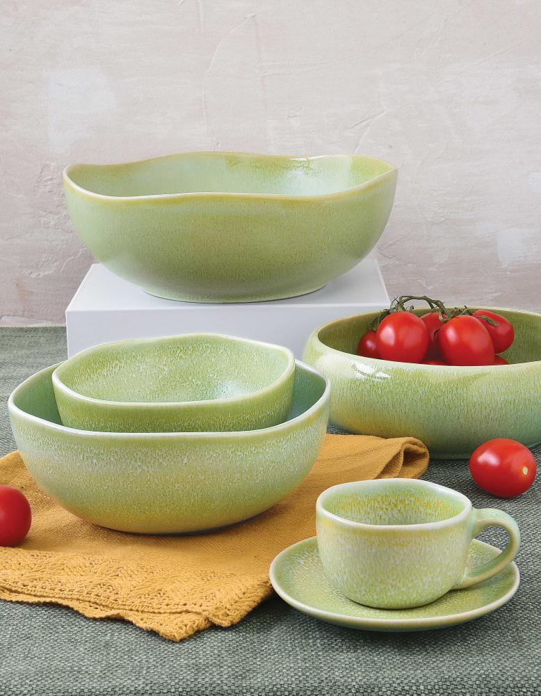 TERRA BOWL 16.5CM, D.GREEN, CERAMICS, Easy Life