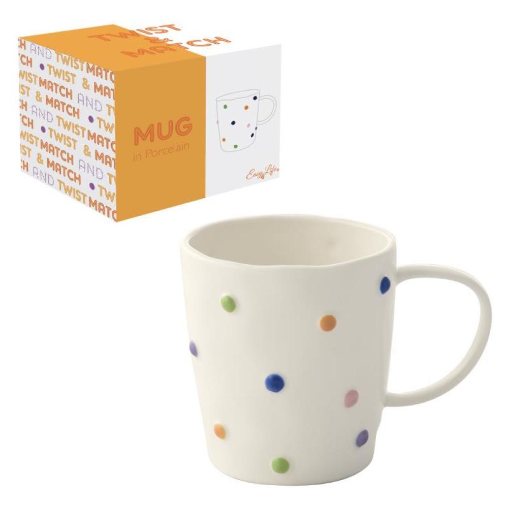 TWIST & MATCH KRŪZE 300ML, ORANŽAS, PORCELĀNS, Easy Life