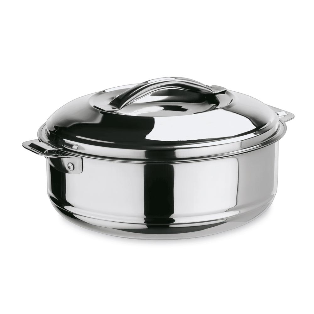HERMETIC FOOD TRANSPORT CONTAINER 3.5L/D30CM, ST.ST., WAS