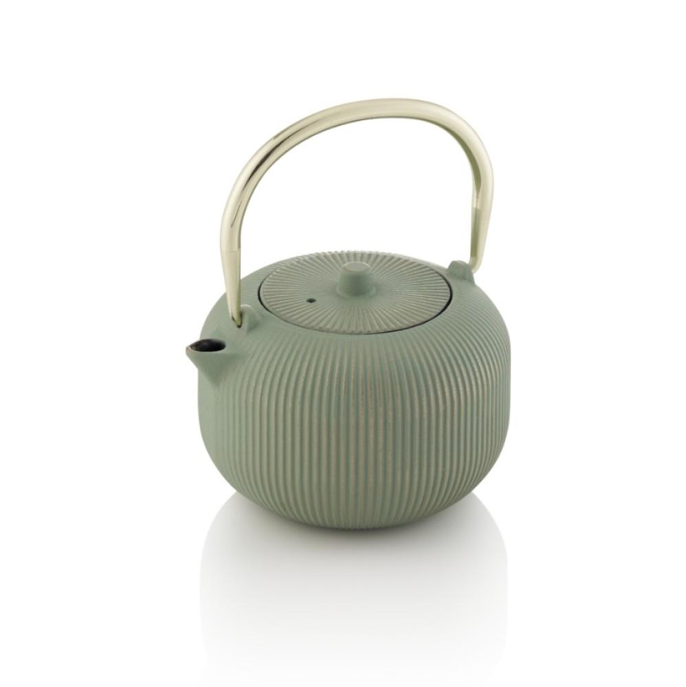 Teapot MAYA, 400 ml, light green-gold, cast iron/chrome nickel steel 18/8, WAS