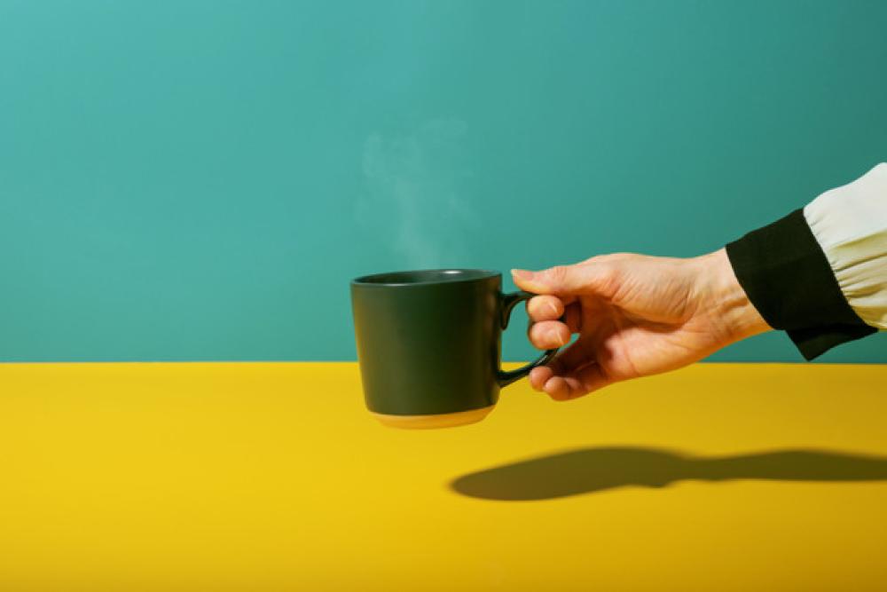 LA CAFETIÈRE CERAMIC MUG 350ML, GREEN, La Cafetiere