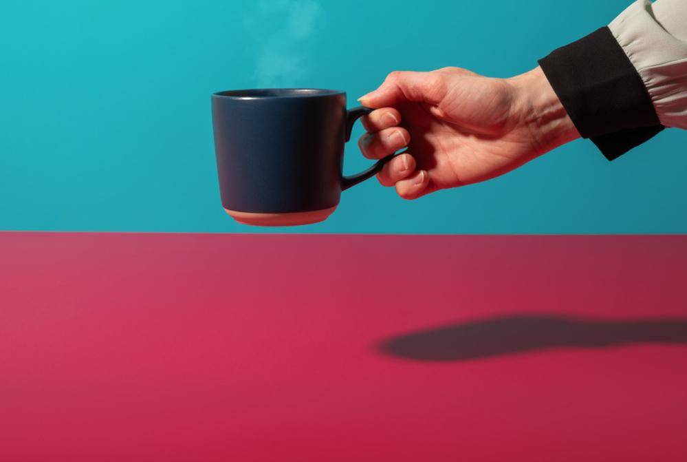 LA CAFETIÈRE CERAMIC MUG 350ML, NAVY, La Cafetiere