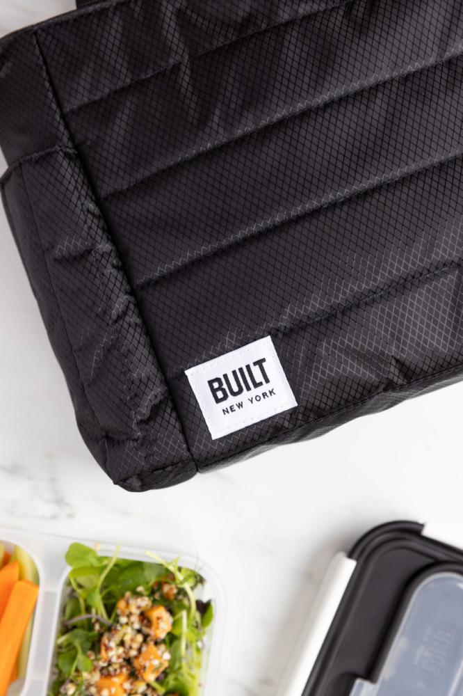 BUILT PUFFER LUNCH TOTE BLACK, Built New York