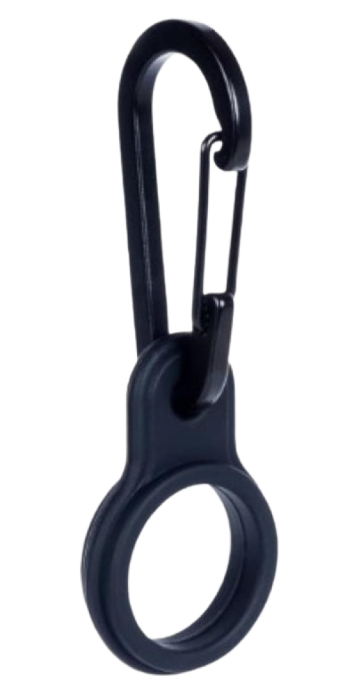 TO GO BOTTLE CLIP FOR THERMO BOTTLE 10.5CM, BLACK, ALUMINIUM/SILICONE, Lurch