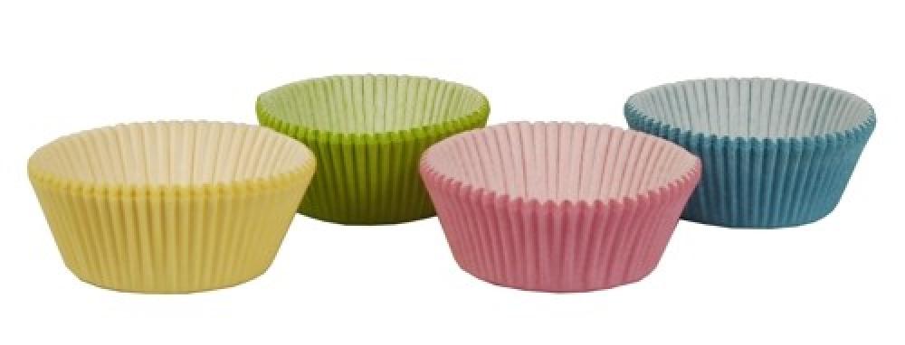 BAKING CUPS FOR MUFFINS 60PCS, D5CM, H2.5CM, ASSORT.COLORS, PAPER 0.0276kg/pack, Pap Star
