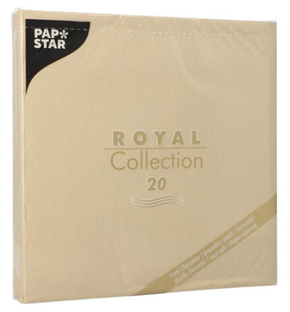 ROYAL salvrätik 40x40cm 20tk beež, Pap Star