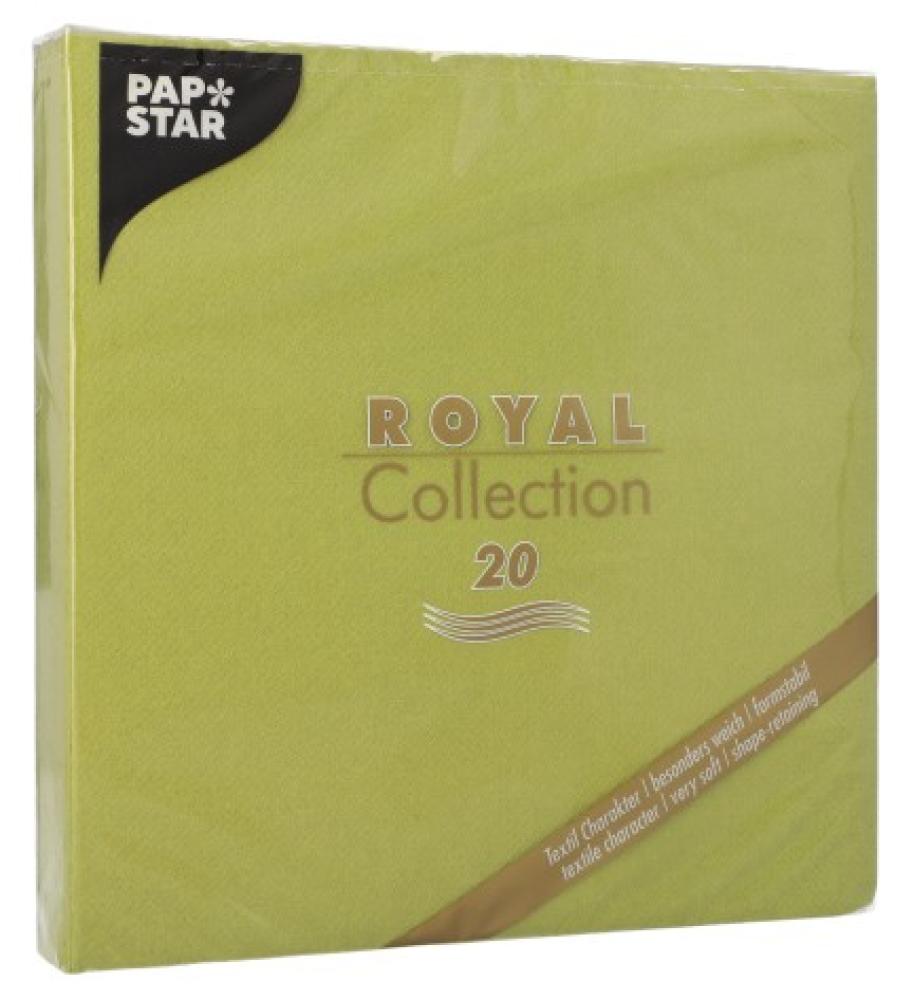 ROYAL COLLECTION NAPKINS 40x40CM, 20PCS, OLIVE GREEN 0.1774kg/pack, Pap Star