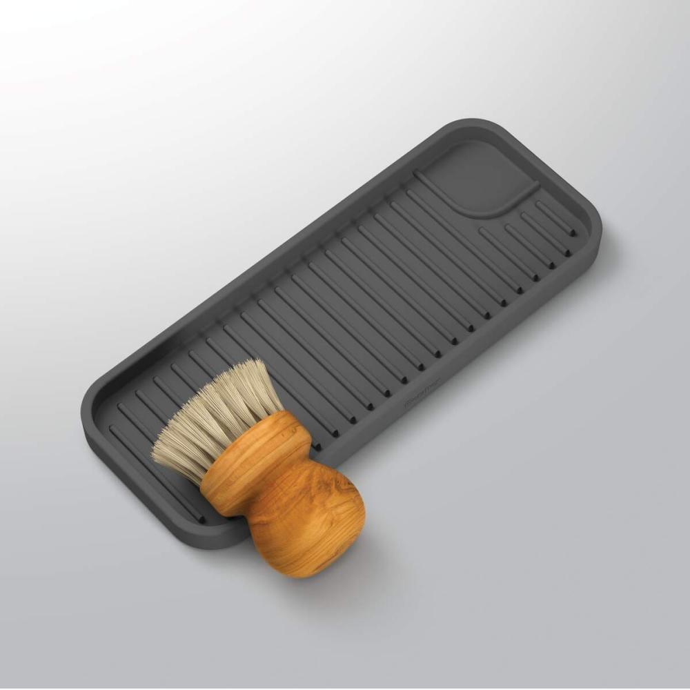 GRAVITY PALIKTNIS TRAUKU MAZGĀŠANAS PIEDERUMIEM 23x9x1.4CM, PELĒKS, SILIKONS, Metaltex