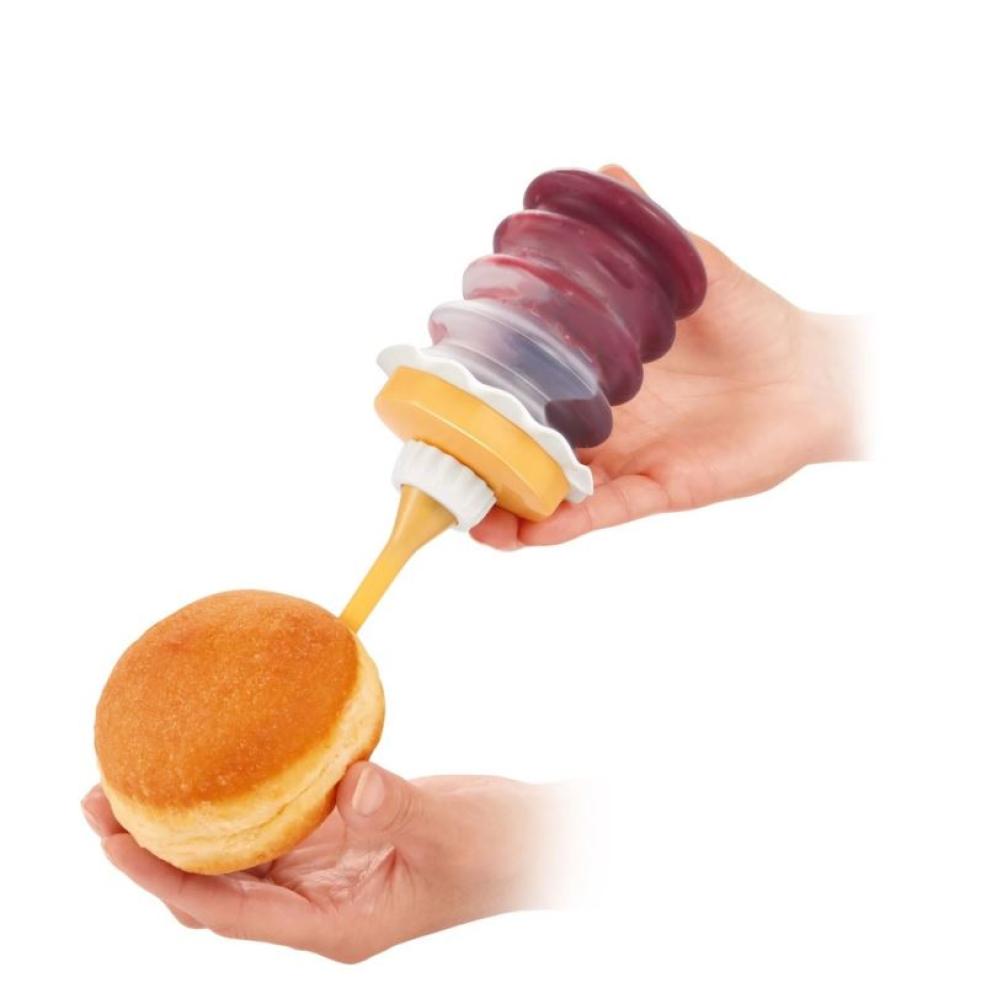 DELICIA ACCORDION SQUEEZE DECORATOR, 5 NOZZLES, PLASTIC, Tescoma
