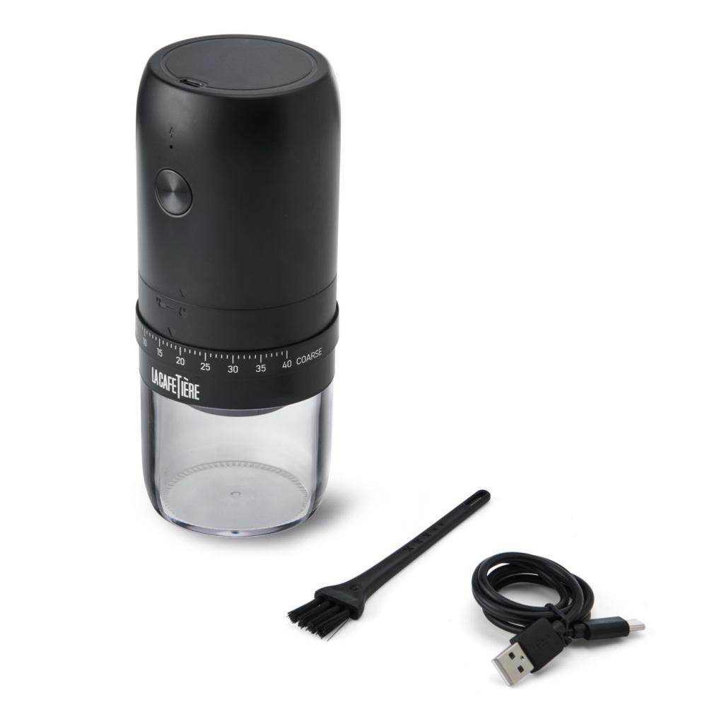 LA CAFETIÈRE ELEKTRISKAS KAFIJAS DZIRNAVIŅAS 200ML, MELNA, PLASTM., KERAM.DZIRN., La Cafetiere
