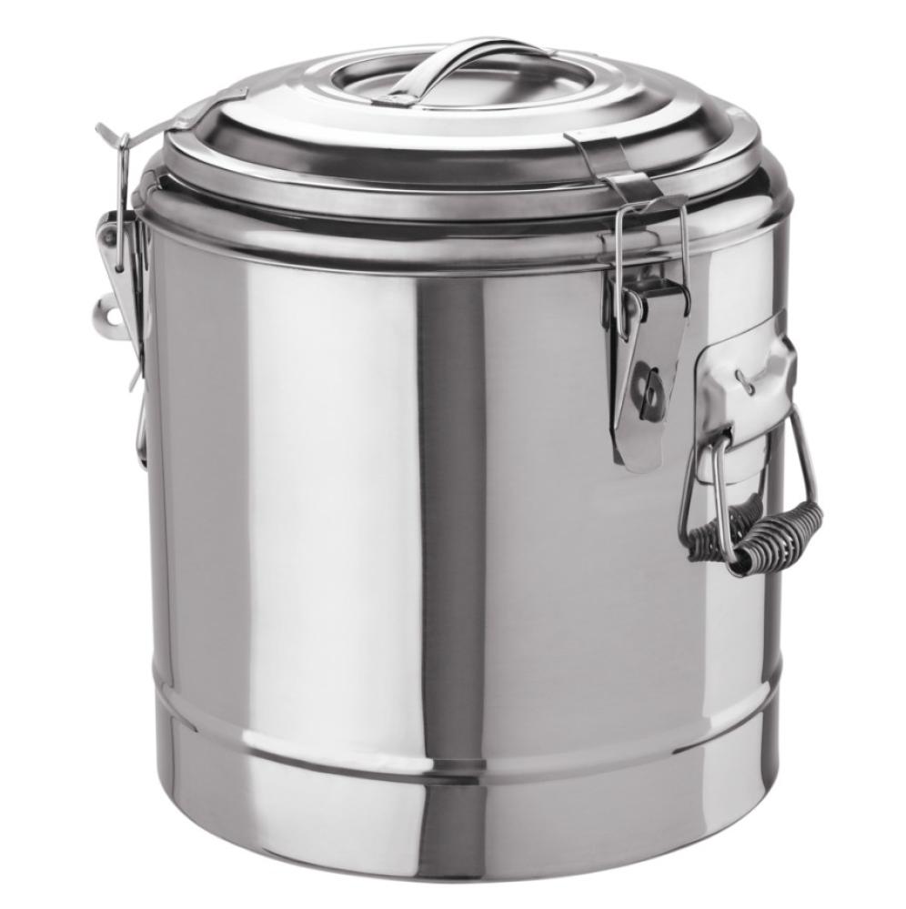 FOOD THERMOS 35L, D40CM, STEEL, WAS
