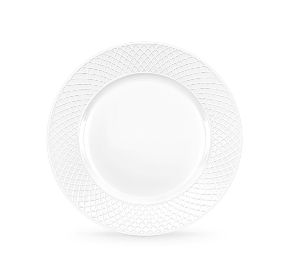 NEW DIAMOND JULIA DESERTA ŠĶĪVIS 20CM, BALTS, PORCELĀNS, Wilmax