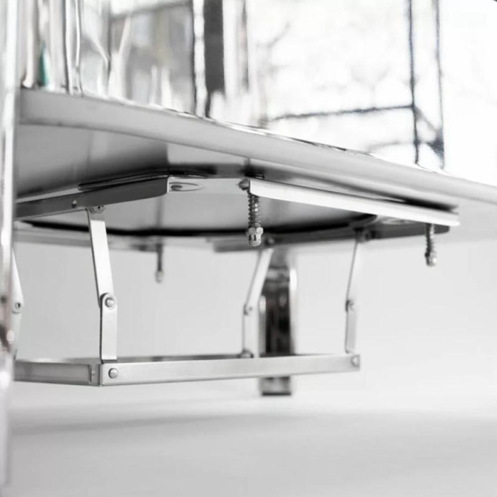 MARMĪTS GN 1/1, 59.5x29.5x47CM, 13L, AR HIDRAULISKAJĀM BREMZĒM, AR PAMATNI, NER.TĒR., TOMGAST