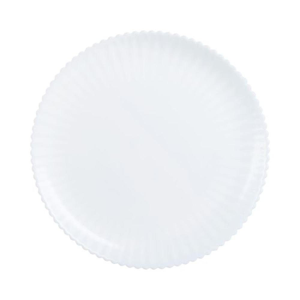 BLOOM PUSDIENU ŠĶĪVIS 25CM, BALTS, STIKLS, Luminarc