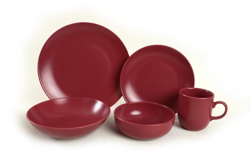 KERAMIKA PUSDIENU ŠĶĪVIS 27 CM RED, Keramika