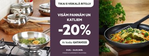 ĪPAŠAIS PIEDĀVĀJUMS E-VEIKALĀ RITO.LV