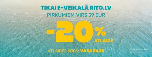 Īpašais piedāvājums e-veikalā rito.lv