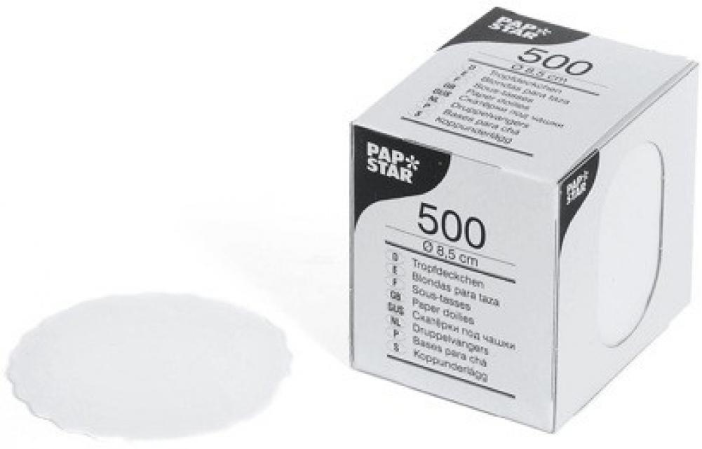 SALVETES APAĻĀS GLĀZĒM 8.5CM, 500GB. 0.192 KG / IEPAK., Pap Star